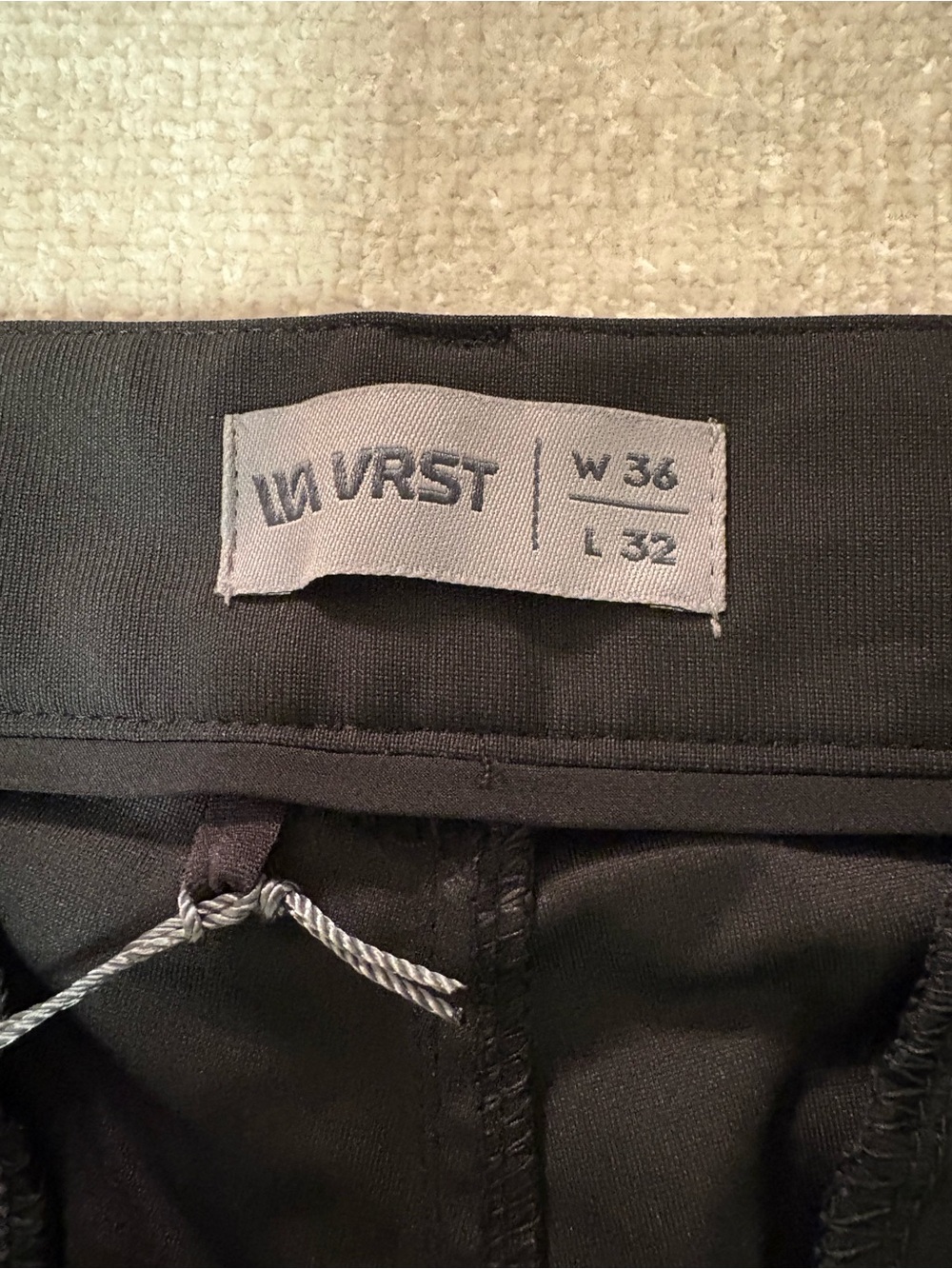 NWT Men's VRST Black Commuter Athletic Fit Pants Size 36 - Picture 8 of 13